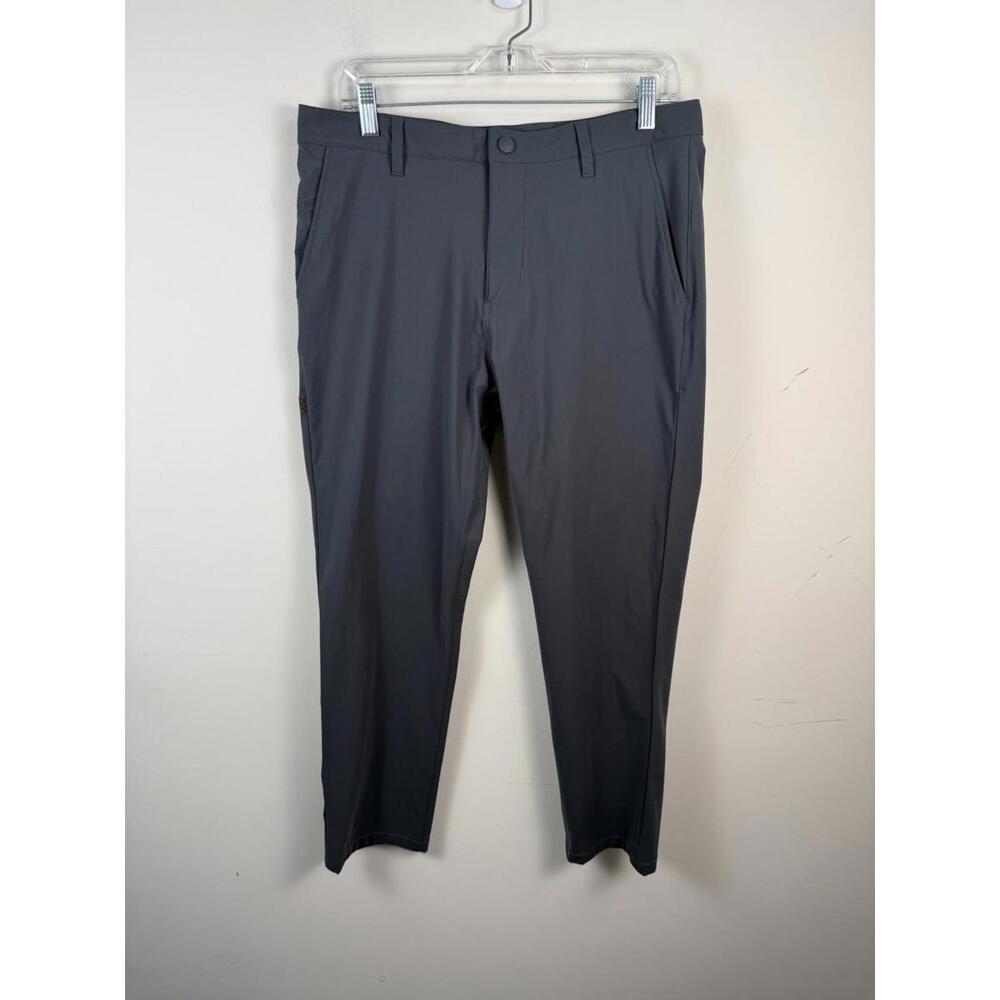 Rhone‎ Commuter City Athletic Reflective Gray Khaki Chino Pants 33x29